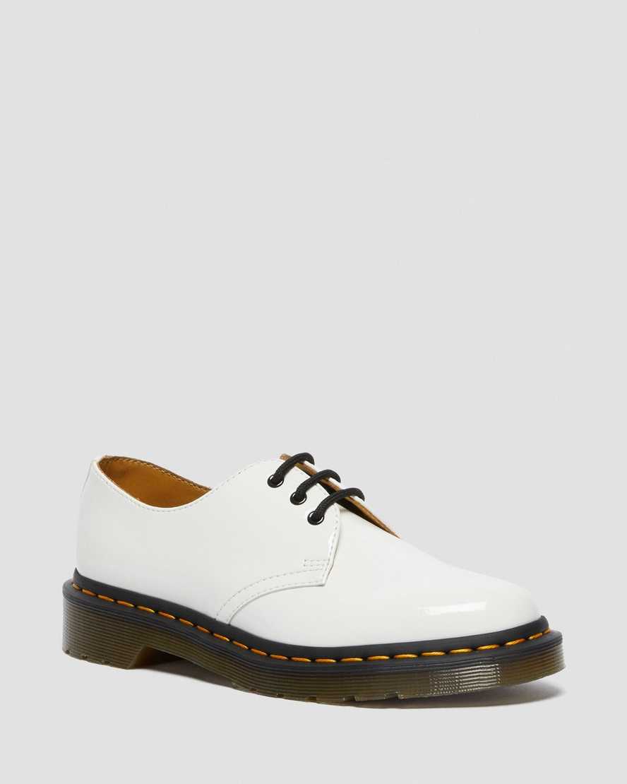 Dr. Martens 1461 Patent Deri Kadın Oxford Ayakkabı - Ayakkabı Beyaz |LPNQW8349|